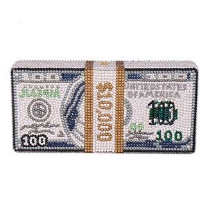 Cash Money Crystal Clutch